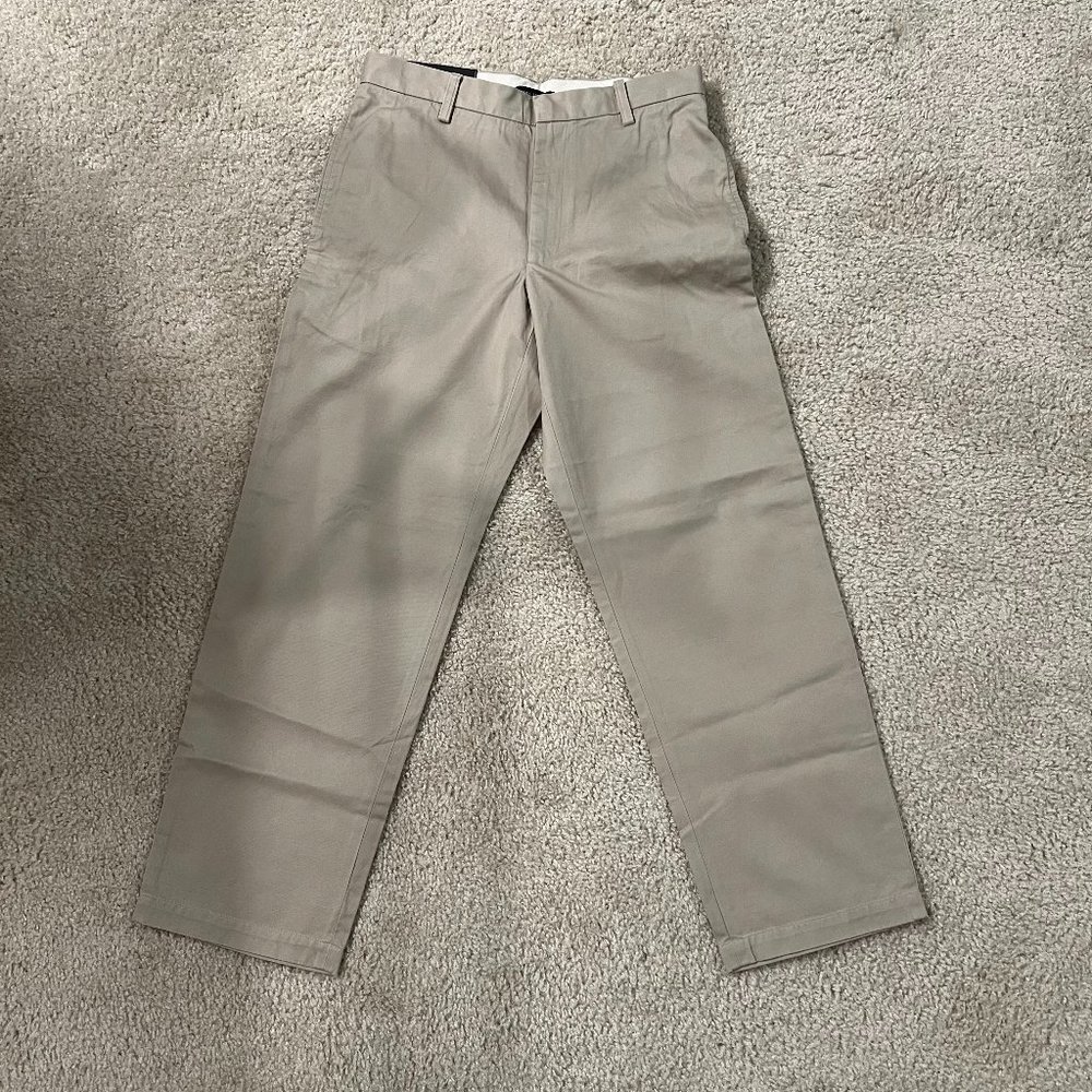 Banana Republic Gavin Chino Size 32x30 Straight Fit Casual Pants Tan Cotton